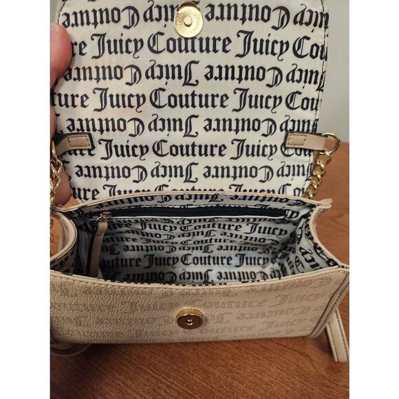 Juicy Couture Sandstone Crossbody Purse with detachable coin purse - Picture 5 of 12